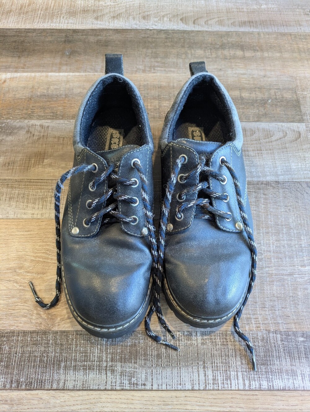 Vintage Skechers Black Oxford Shoes, Women's 9